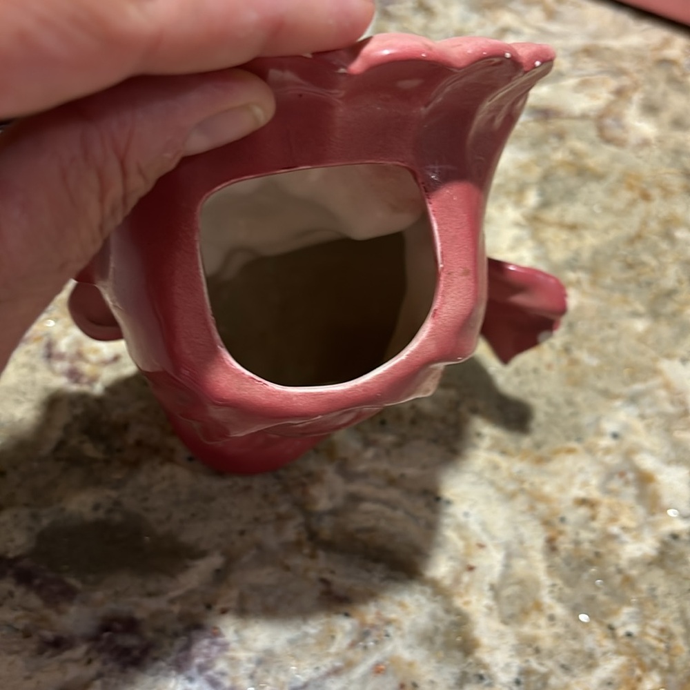 Vintage lady head vase. Just under 6 inches tall. Made in Japan. - Picture 4 of 7